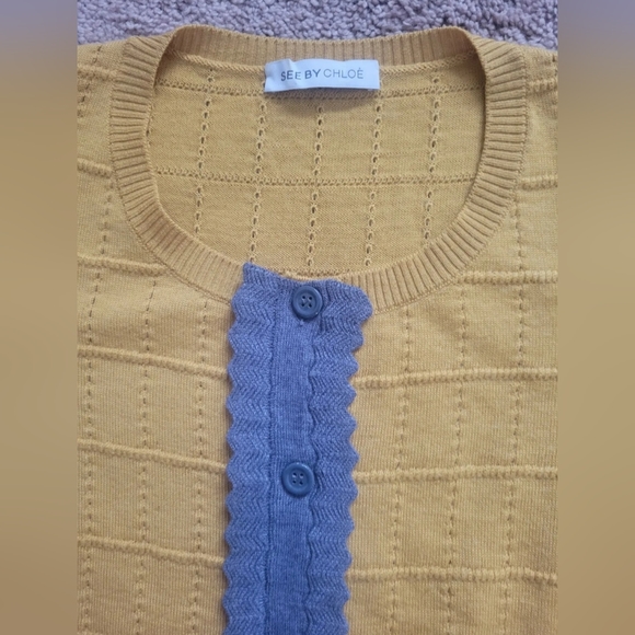 Women's Sweater Small Yellow - Picture 2 of 3